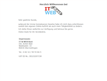 Tablet Screenshot of it-und-web.de